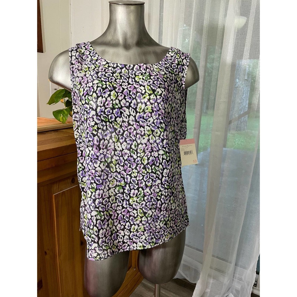 100% Silk sleeveless blouse